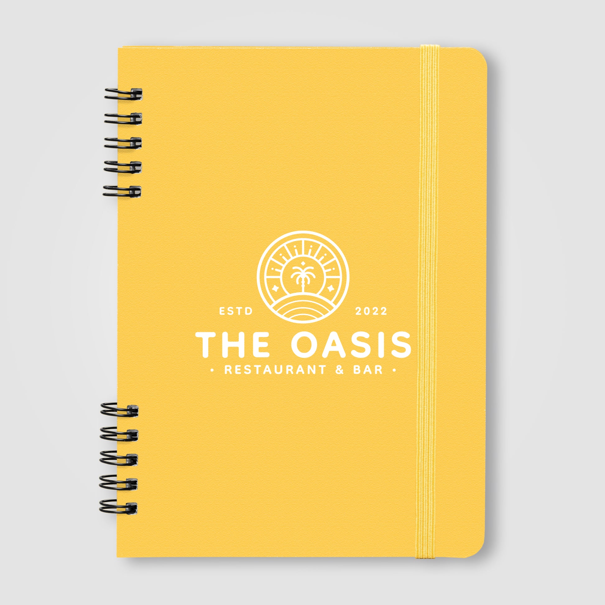 Jora Recycled Leather Spiral Bound Notebook - A5-6