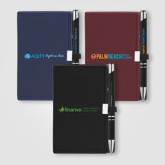 Image of the Note Caddy & Tres-Chic Pen Gift Set - ColorJet promotional product, SKU NOD-C.