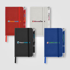 Image of the Miller Notebook & Tres-Chic Softy Pen Gift Set - ColorJet promotional product, SKU NOM-C.