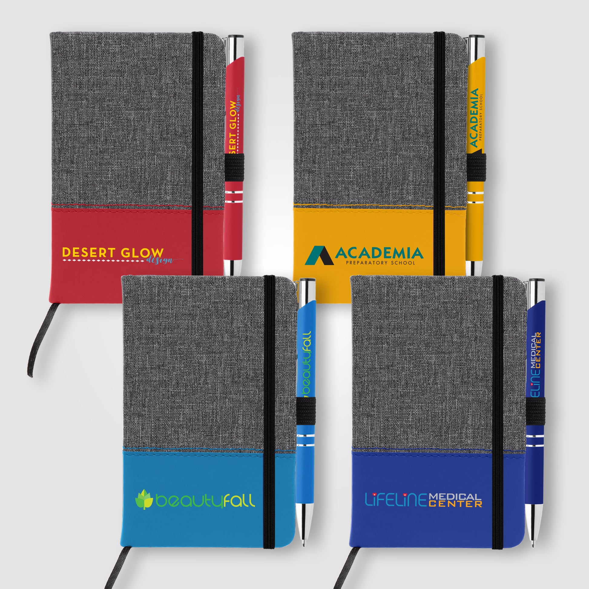 Twain Brights Notebook & Tres-Chic Pen Gift Set - ColorJet-1