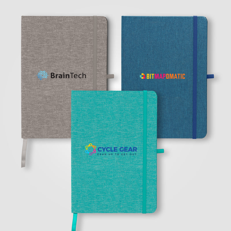 Melville 5.8" x 8.3" RPET Notebook - ColorJet-zoom-