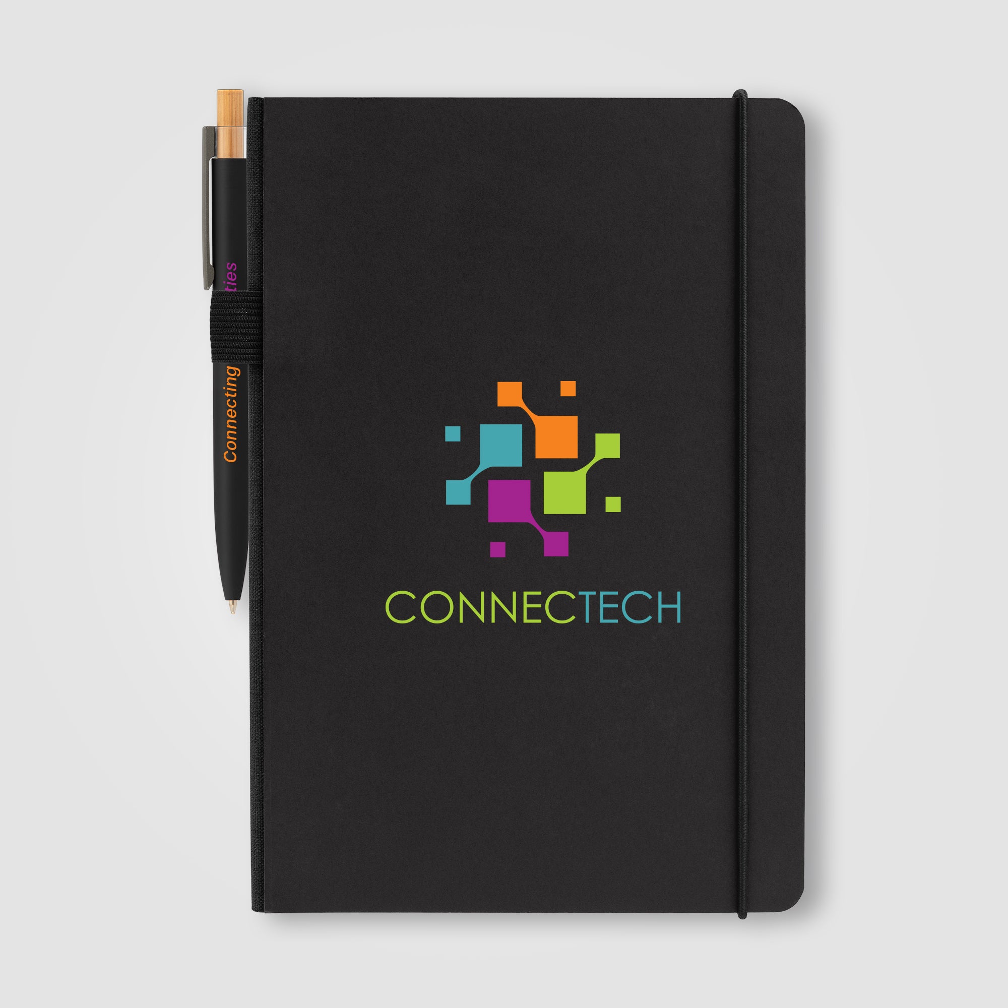Recycled Kraft Paper Cover Journal & Pen Set - A5 5.9" x 8.3