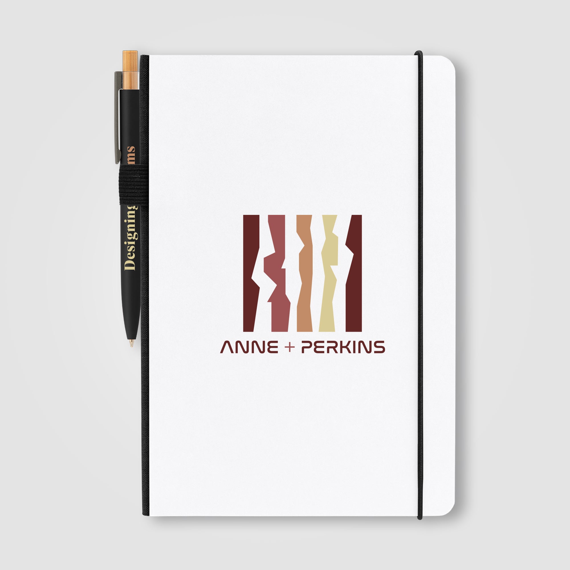 Recycled Kraft Paper Cover Journal & Pen Set - A5 5.9" x 8.3-zoom-7