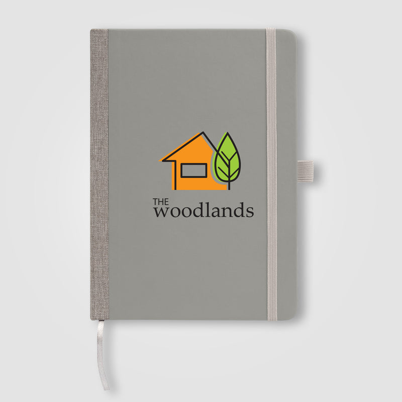 Steinbeck Recycled Hard Cover Journal - A5 5.9" x 8.3" - ColorJet-zoom-