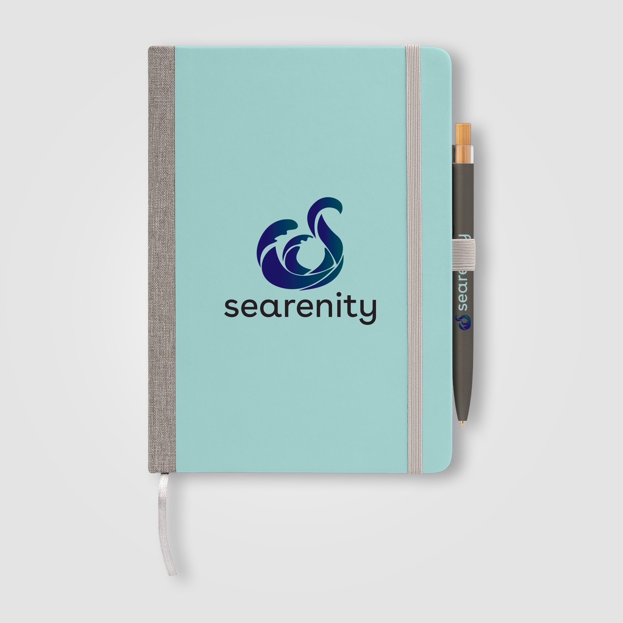 Steinbeck Recycled Hard Cover Journal & Pen Set - A5 5.9" x 8.3"-zoom-6