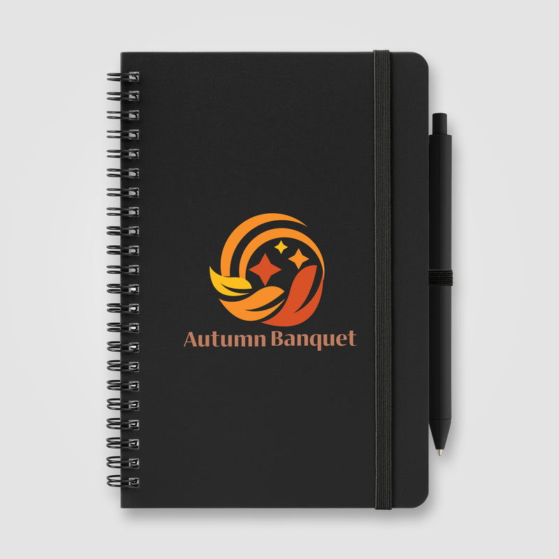 Höga Repreve Spiral Jotter Notepad - A5 - ColorJet-zoom-