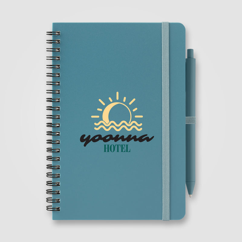 Höga Repreve Spiral Jotter Notepad - A5 - ColorJet-zoom-