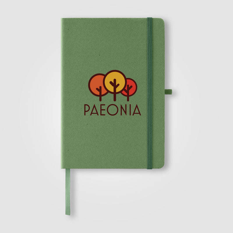 Terra Recycled Milk Carton Hard Cover Notebook - A5 -ColorJet-zoom-