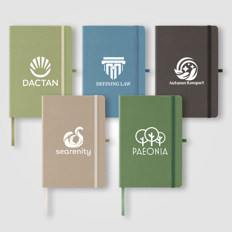 Terra Recycled Milk Carton Hard Cover Notebook - A5-zoom-