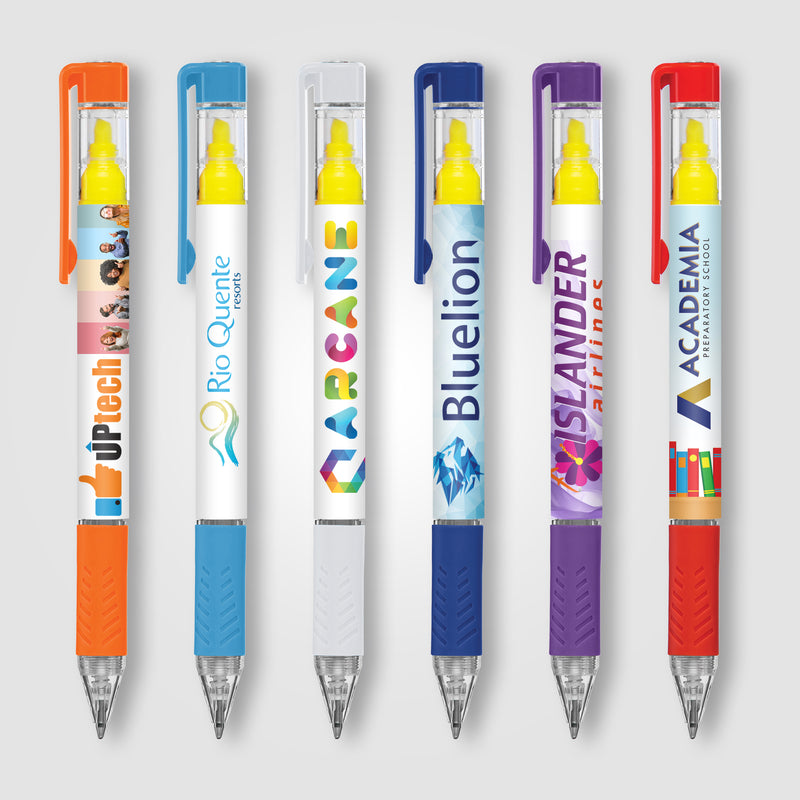Duplex Brights Highlighter and Pen (Digital Full Color Wrap)-zoom-