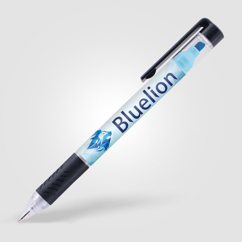 Duplex Pen & Highlighter Combo (Digital Full Color Wrap)-zoom-