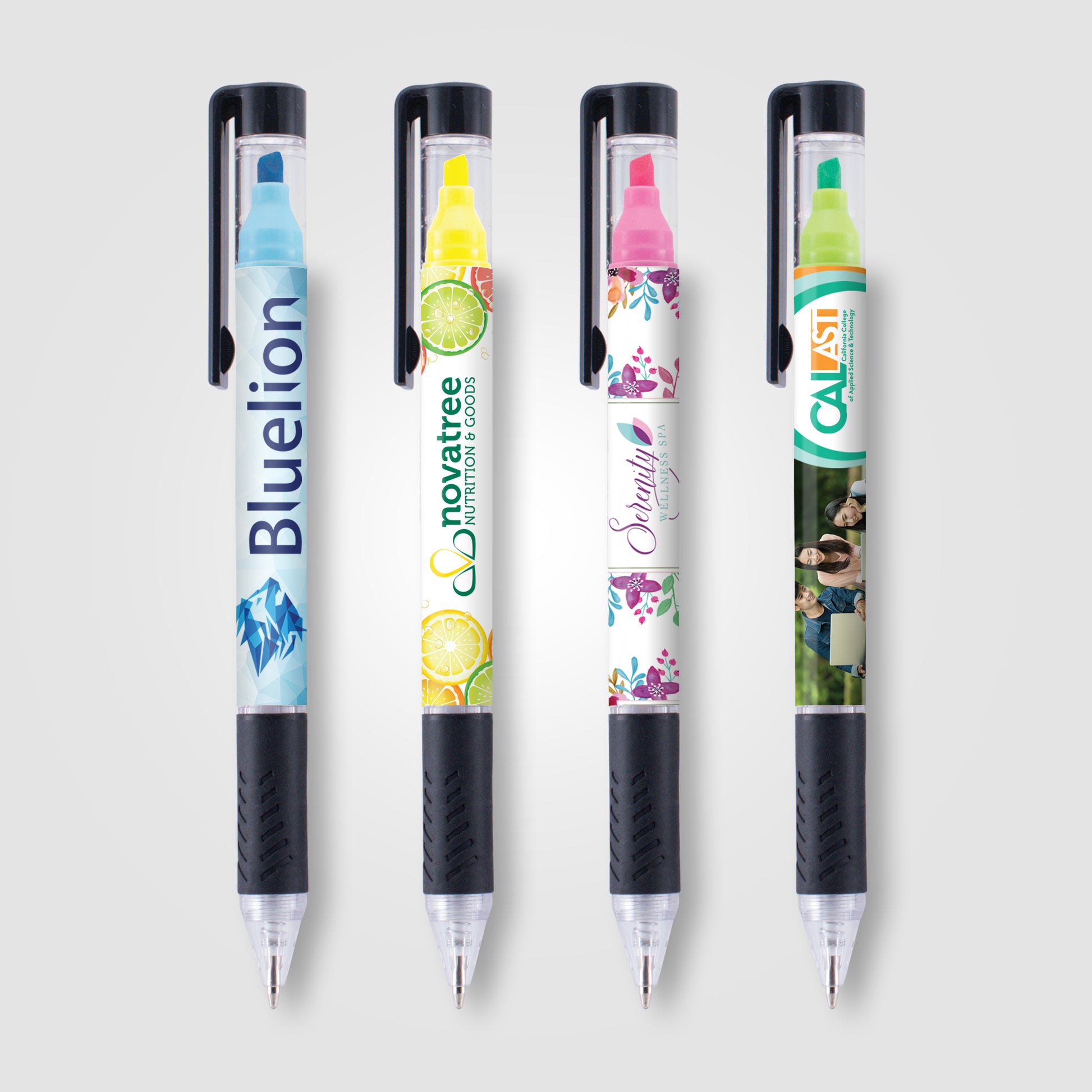 Image of the Duplex Pen & Highlighter Combo (Digital Full Color Wrap) promotional product, SKU PDX.