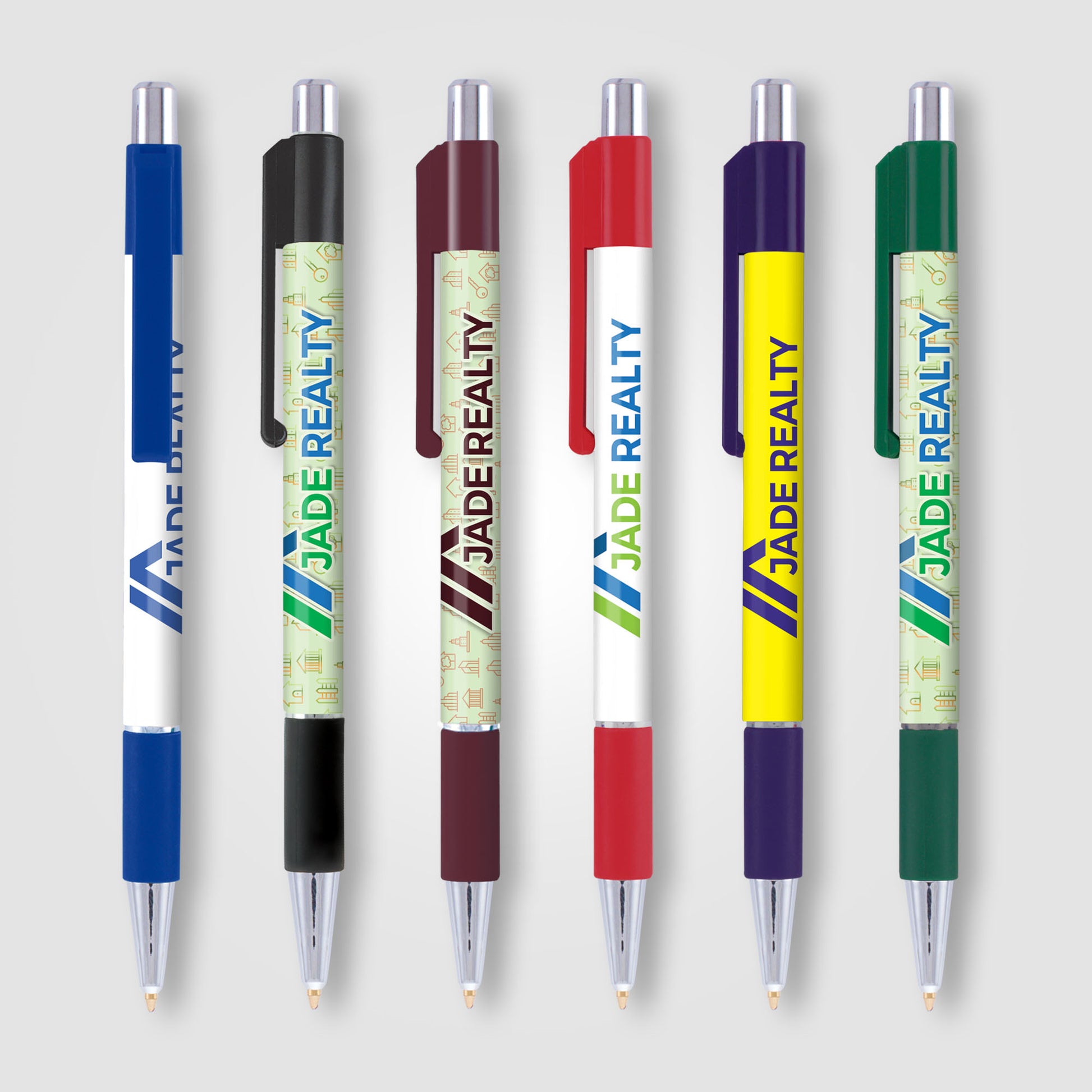 Image of the Colorama Grip Pen (Digital Full Color Wrap) promotional product, SKU PGR.