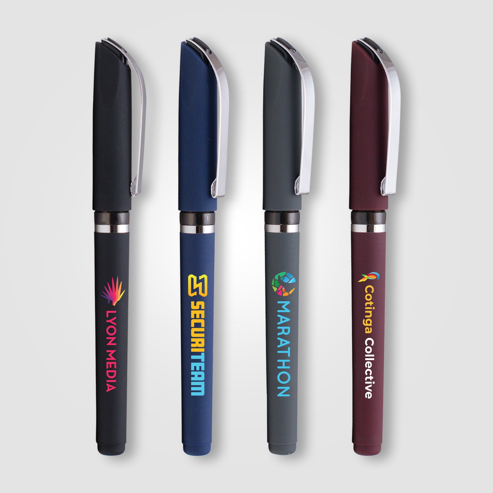 Image of the Riverside Softy Gel Pen - Full color promotional product, SKU PRV-C.