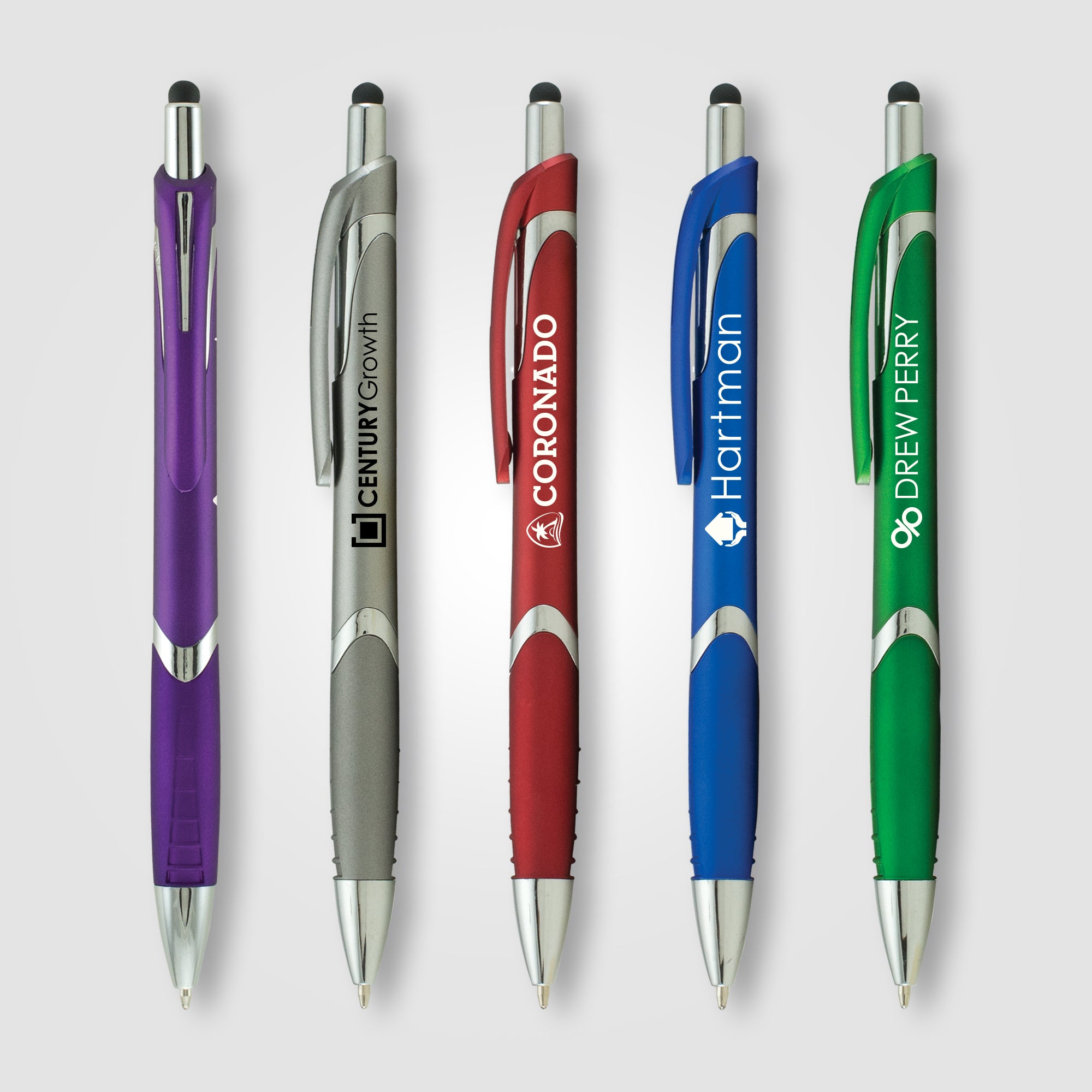 Image of the Solana Metallic Pen w/ Stylus promotional product, SKU PYB.