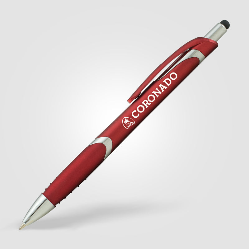 Solana Metallic Pen w/ Stylus-zoom-