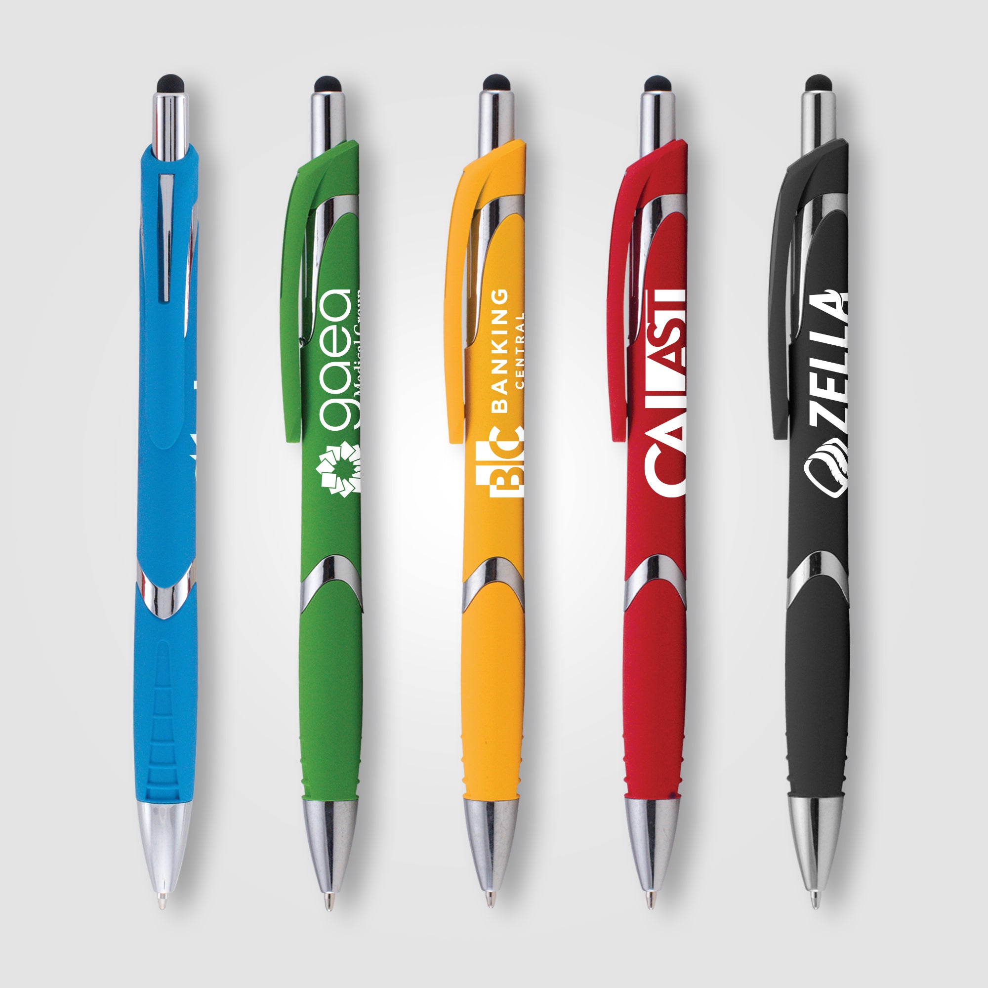 Image of the Solana Softy Pen w/ Stylus promotional product, SKU PYM.