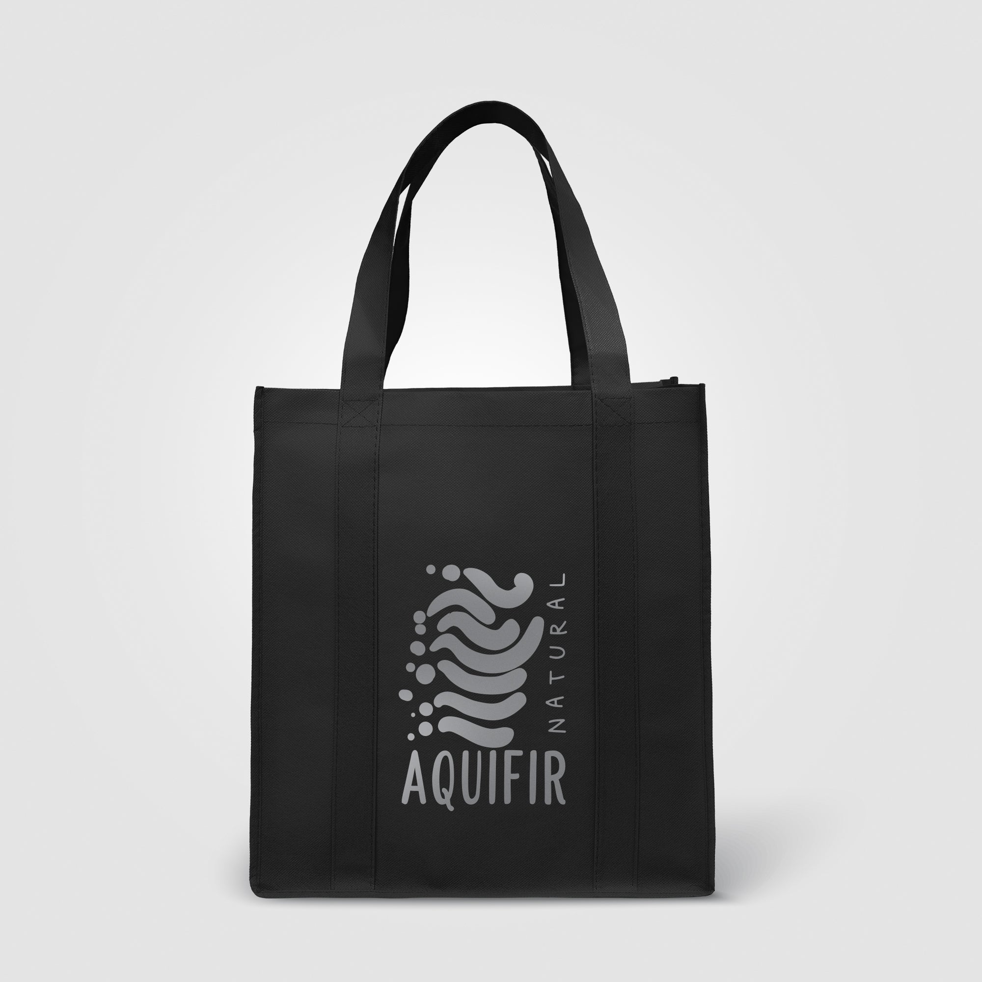 North Park - Non-Woven Shopping Tote Bag - Metallic imprint-zoom-2