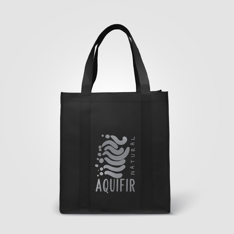 North Park - Non-Woven Shopping Tote Bag - Metallic imprint-zoom-