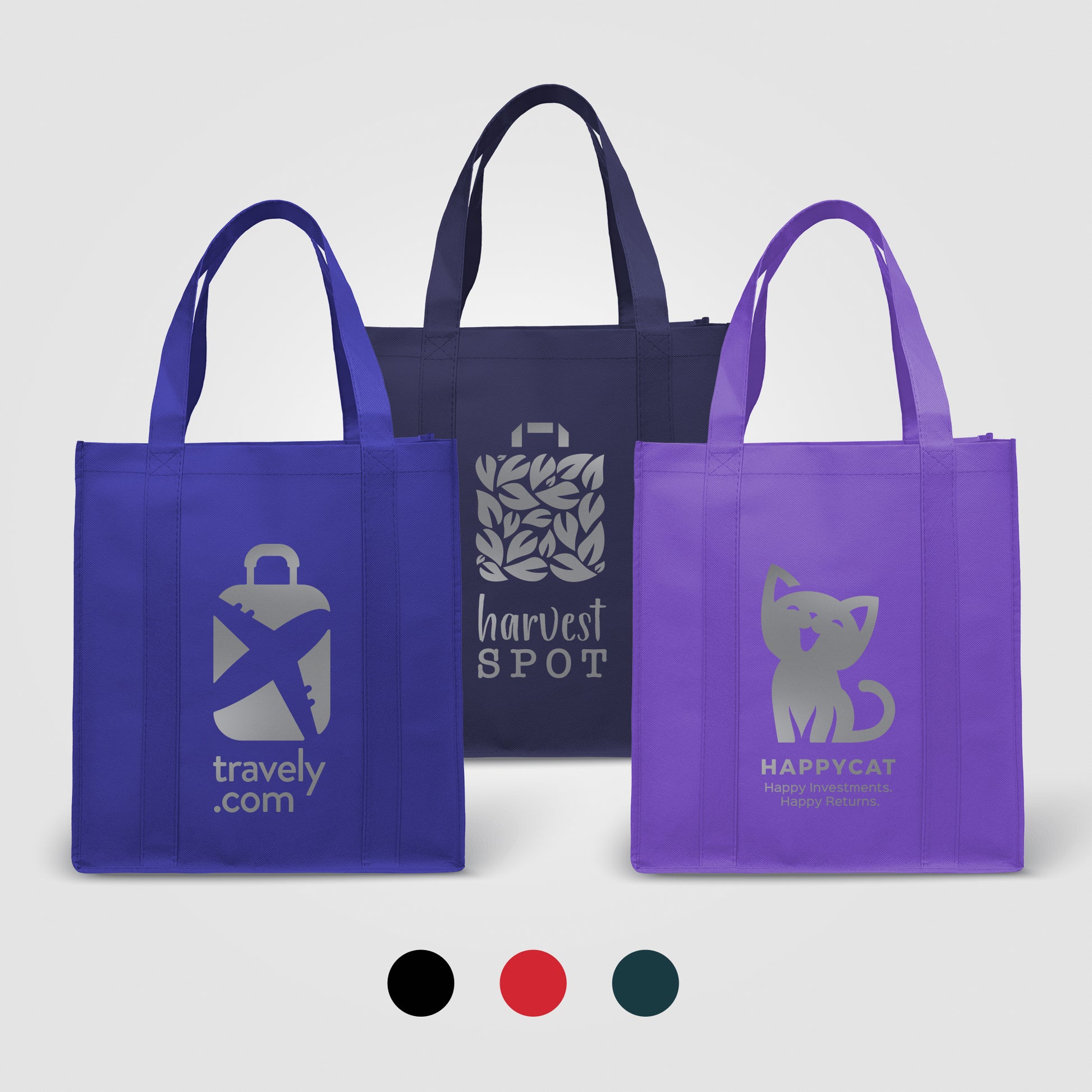 Image of the North Park - Non-Woven Shopping Tote Bag - Metallic imprint promotional product, SKU UAN.
