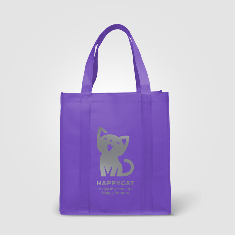 North Park - Non-Woven Shopping Tote Bag - Metallic imprint-zoom-