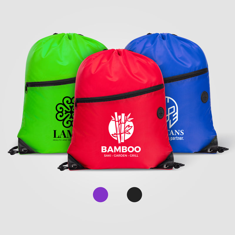 Broadway - Drawstring Backpack-zoom-