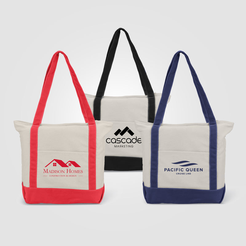 Zephyr - Cotton Canvas Tote Bag-zoom-