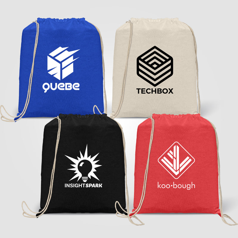Java - 5 oz Cotton Drawstring Backpack-zoom-