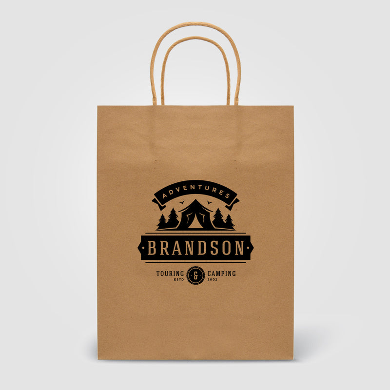 Kraft Paper Bag - 9.4"w x 12.12"h-zoom-