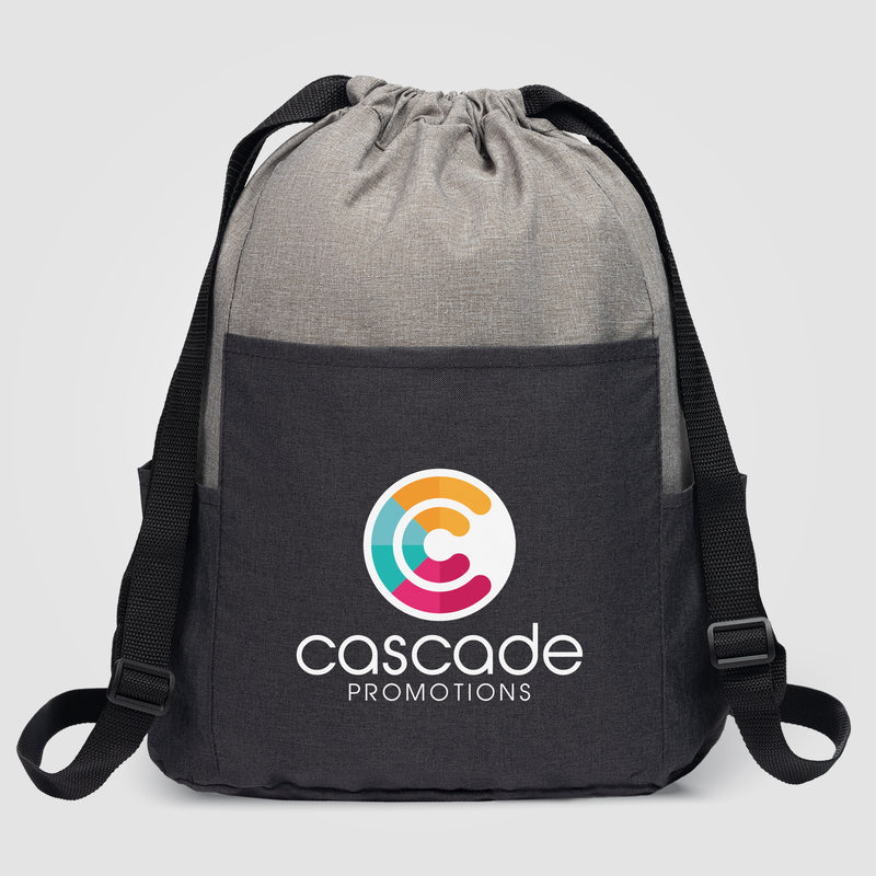 Metropolis™ Sport Drawstring Bag - Heat Transfer-zoom-