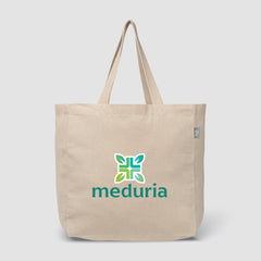 Image of the Toronto - 8 oz. Recycled Cotton Blend Shopper Tote Bag - Heat Transfer promotional product, SKU UHT-T.