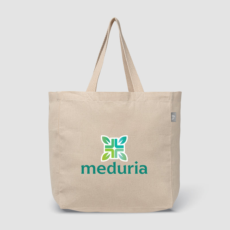 Toronto - 8 oz. Recycled Cotton Blend Shopper Tote Bag - Heat Transfer-zoom-