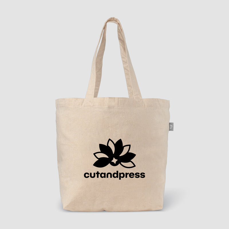 Budget Shopper Tote - 5 oz Recycled Cotton Blend-zoom-