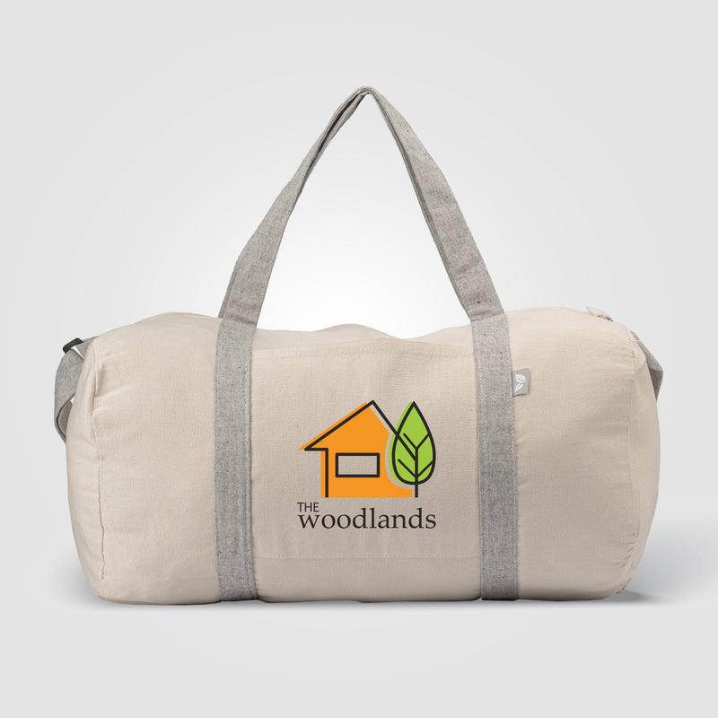 Loom - Recycled Cotton Blend Duffel Bag - Heat Transfer-zoom-