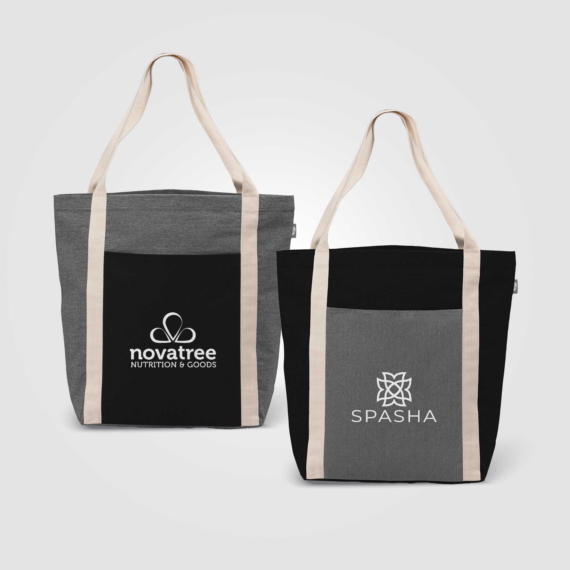 Spun - Recycled Cotton Blend Tote Bag-zoom-1