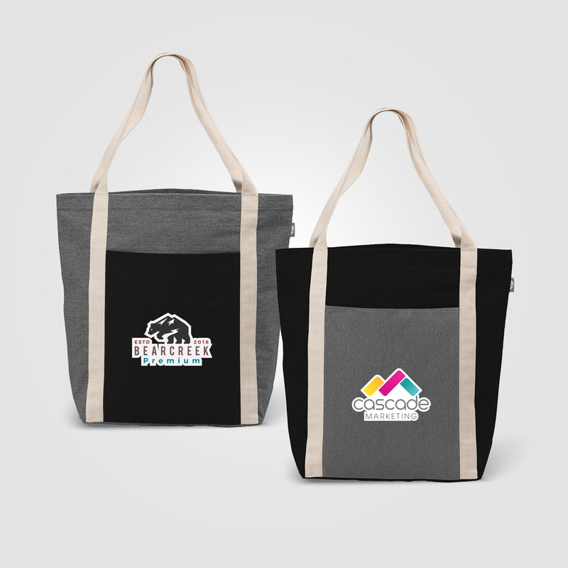 Spun - Recycled Cotton Blend Tote Bag - Heat Transfer-zoom-