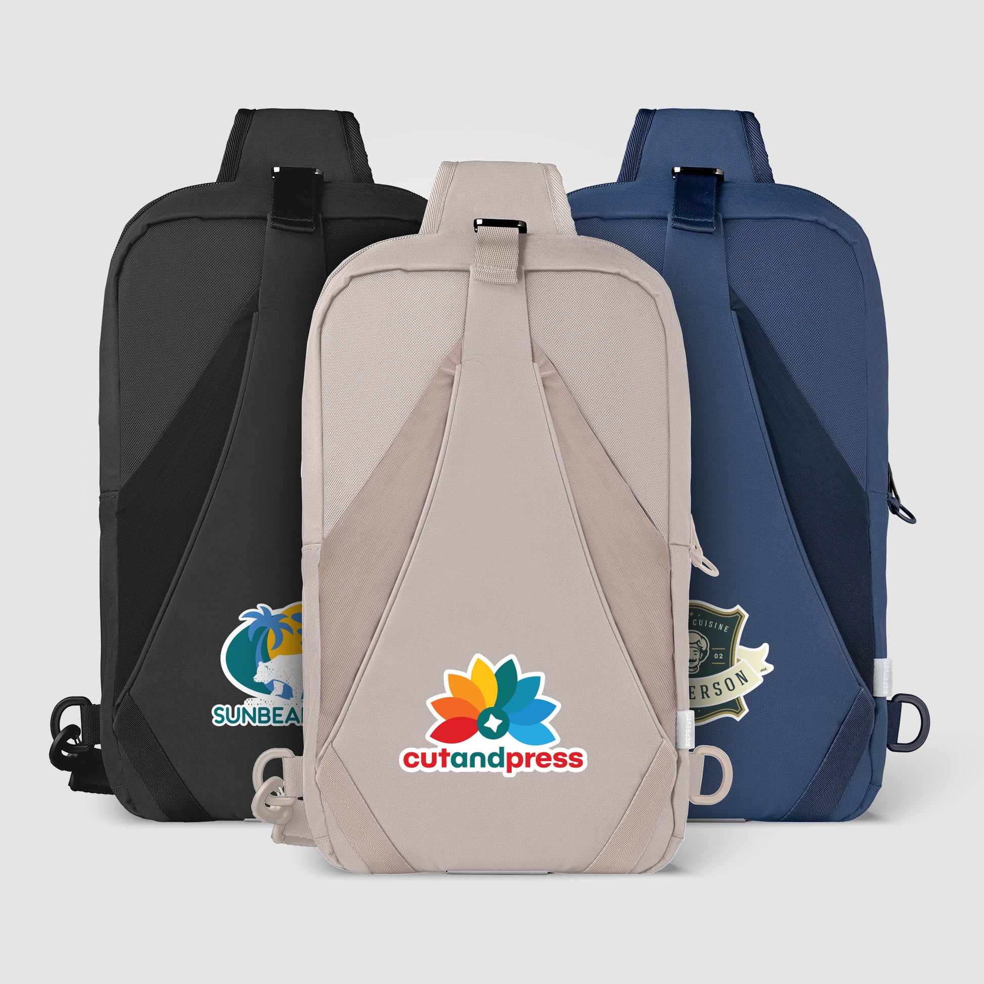 Coastal Threads™ Repreve Dual Carry Sling Bag - 2.4 gal -Heat Transfer-1