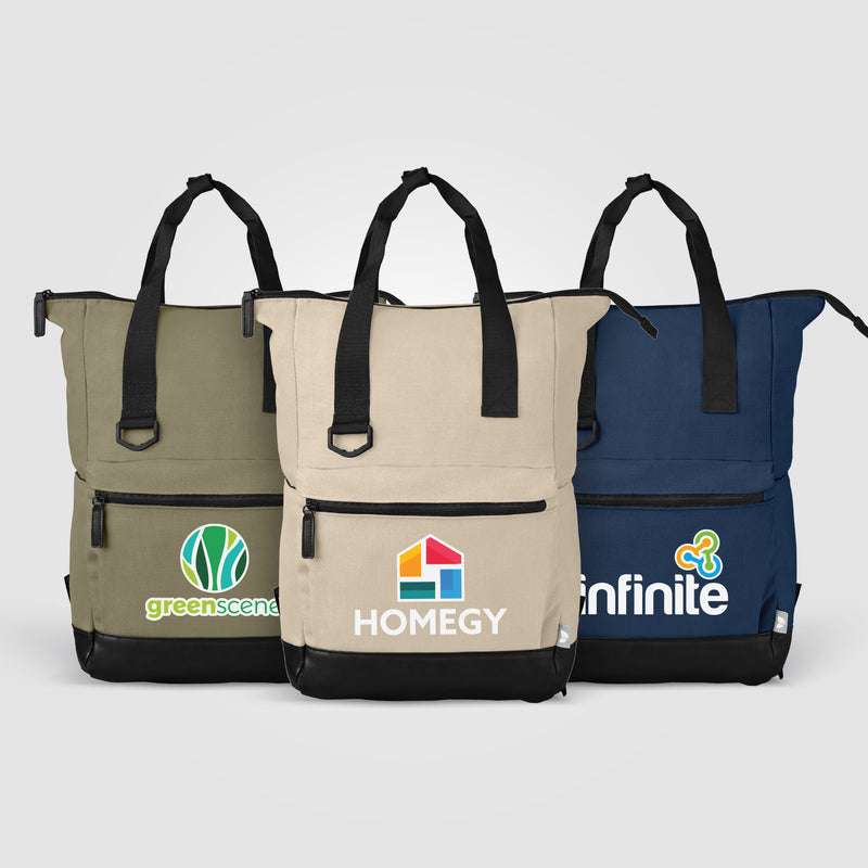 Odyssey Pack Recycled Cotton Canvas Tote Bag - 16 oz. - Heat Transfer-zoom-