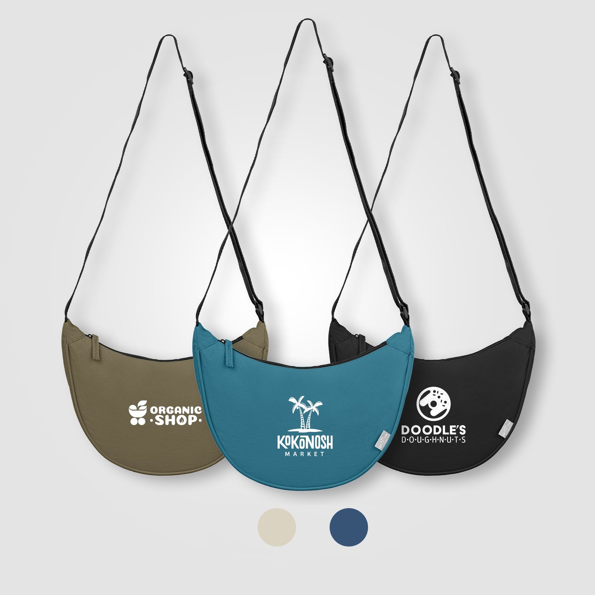 Image of the Lucca rPET Nylon Adjustable Shoulder Bag - 4.5L - Silkscreen promotional product, SKU ULB.