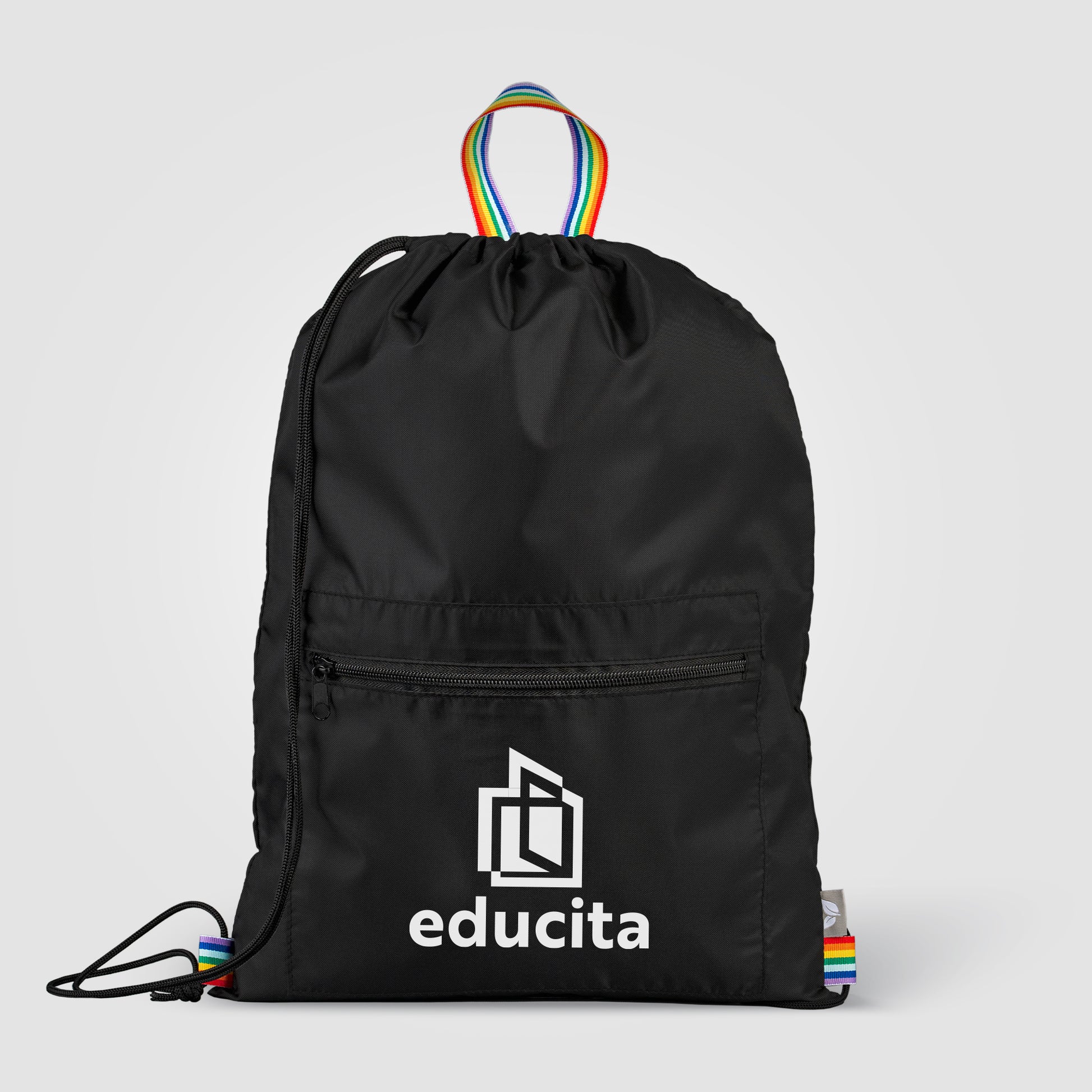 Image of the Spectrum Recycled Polyester Drawstring Bag - 2 gal promotional product, SKU ULD.