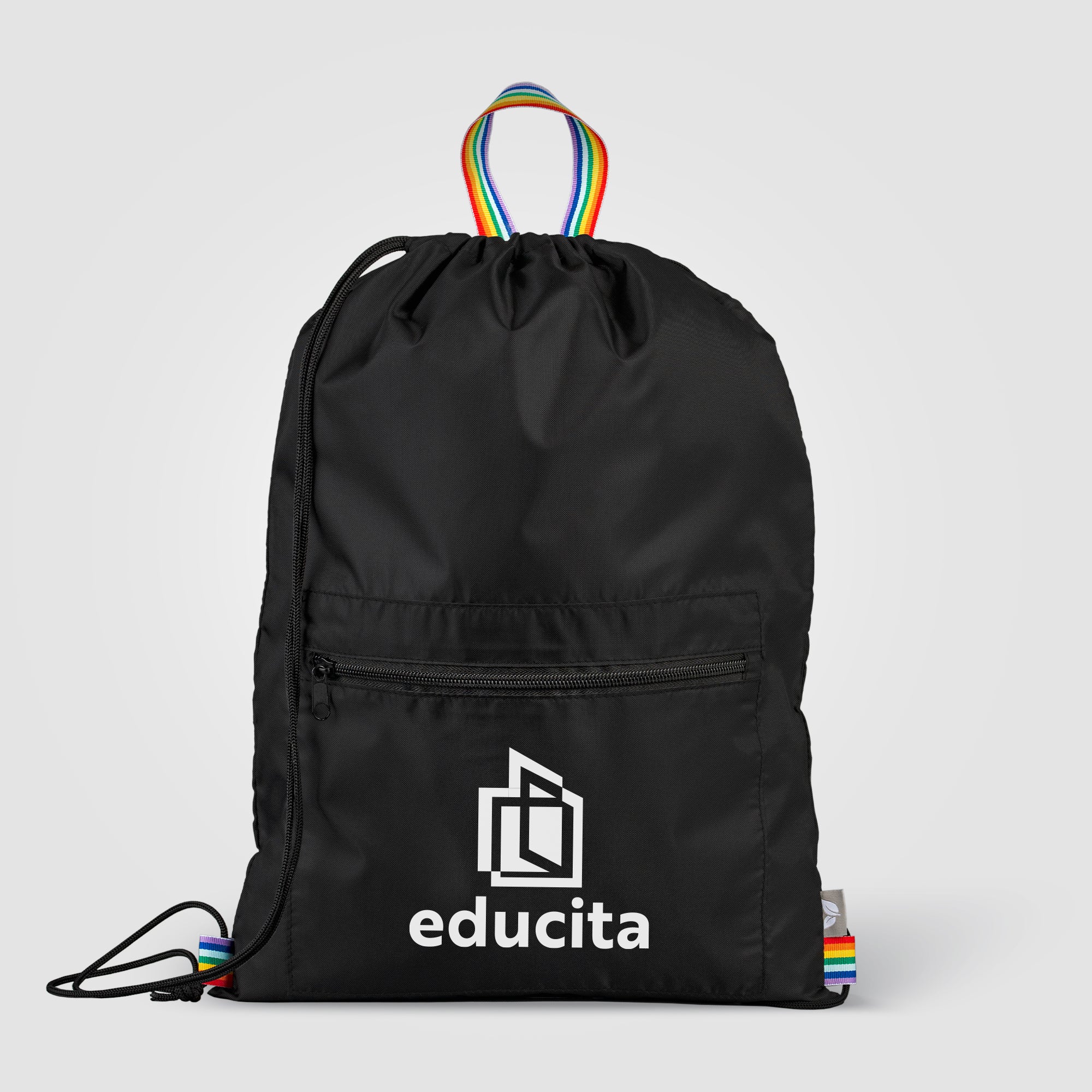 Image of the Spectrum Recycled Polyester Drawstring Bag - 2 gal promotional product, SKU ULD.