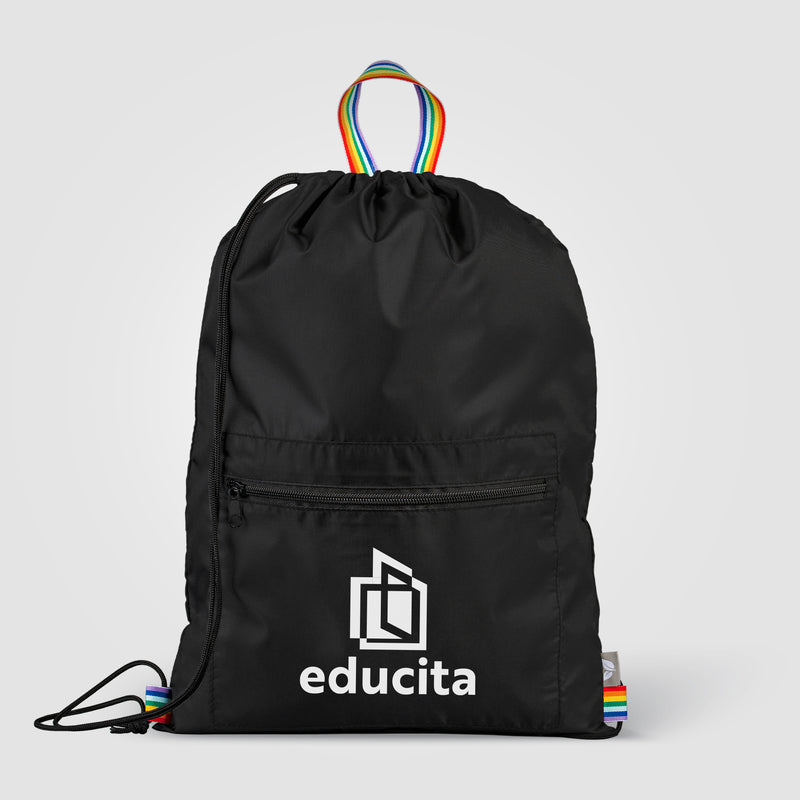 Spectrum Recycled Polyester Drawstring Bag - 2 gal-zoom-