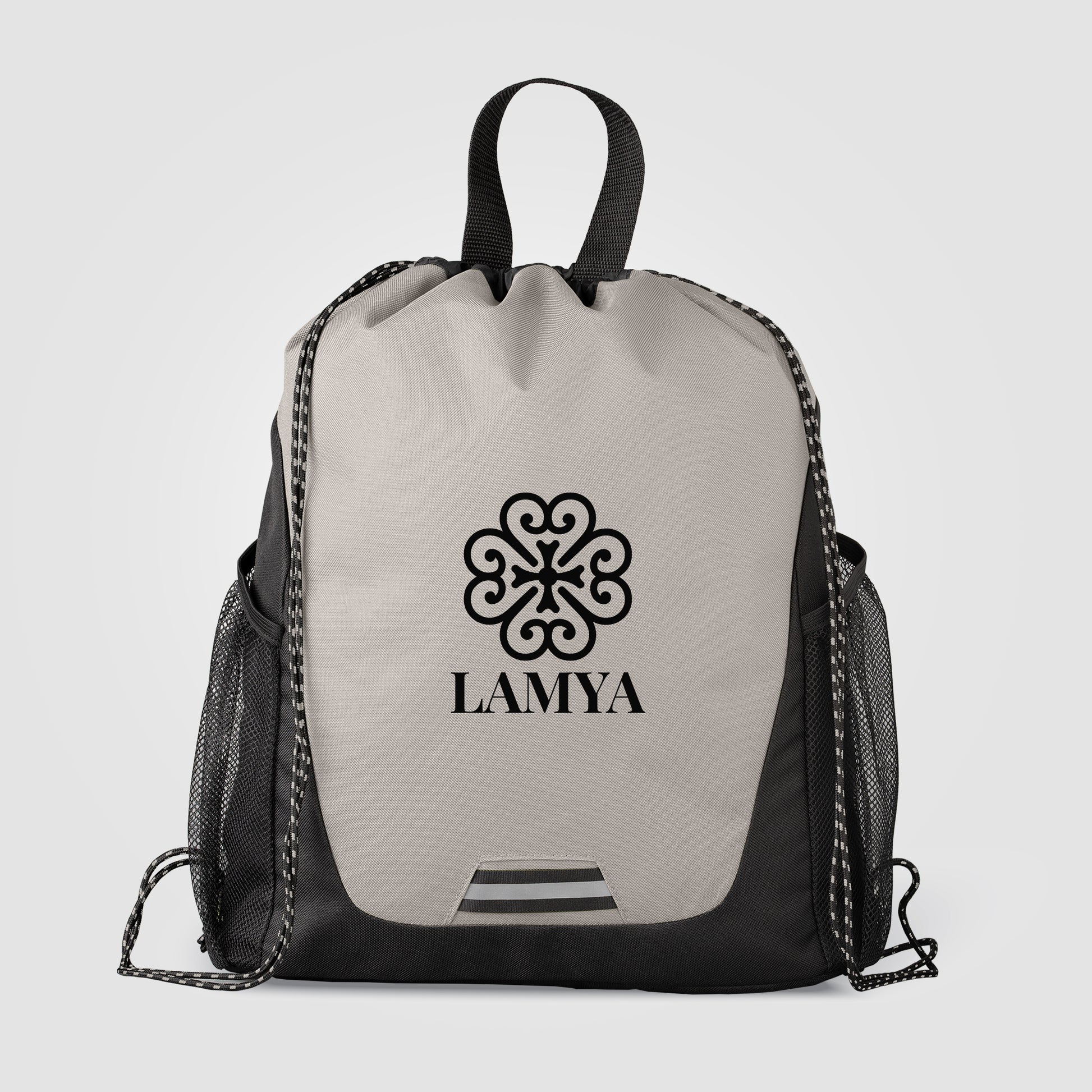 Jotun Recycled Polyester Pocketed Drawstring Bag - 2.6 gal-2