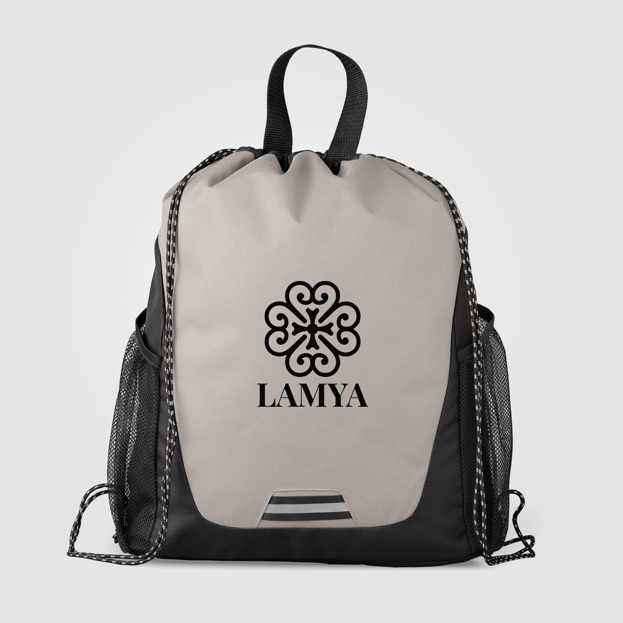 Jotun Recycled Polyester Pocketed Drawstring Bag - 2.6 gal-zoom-2