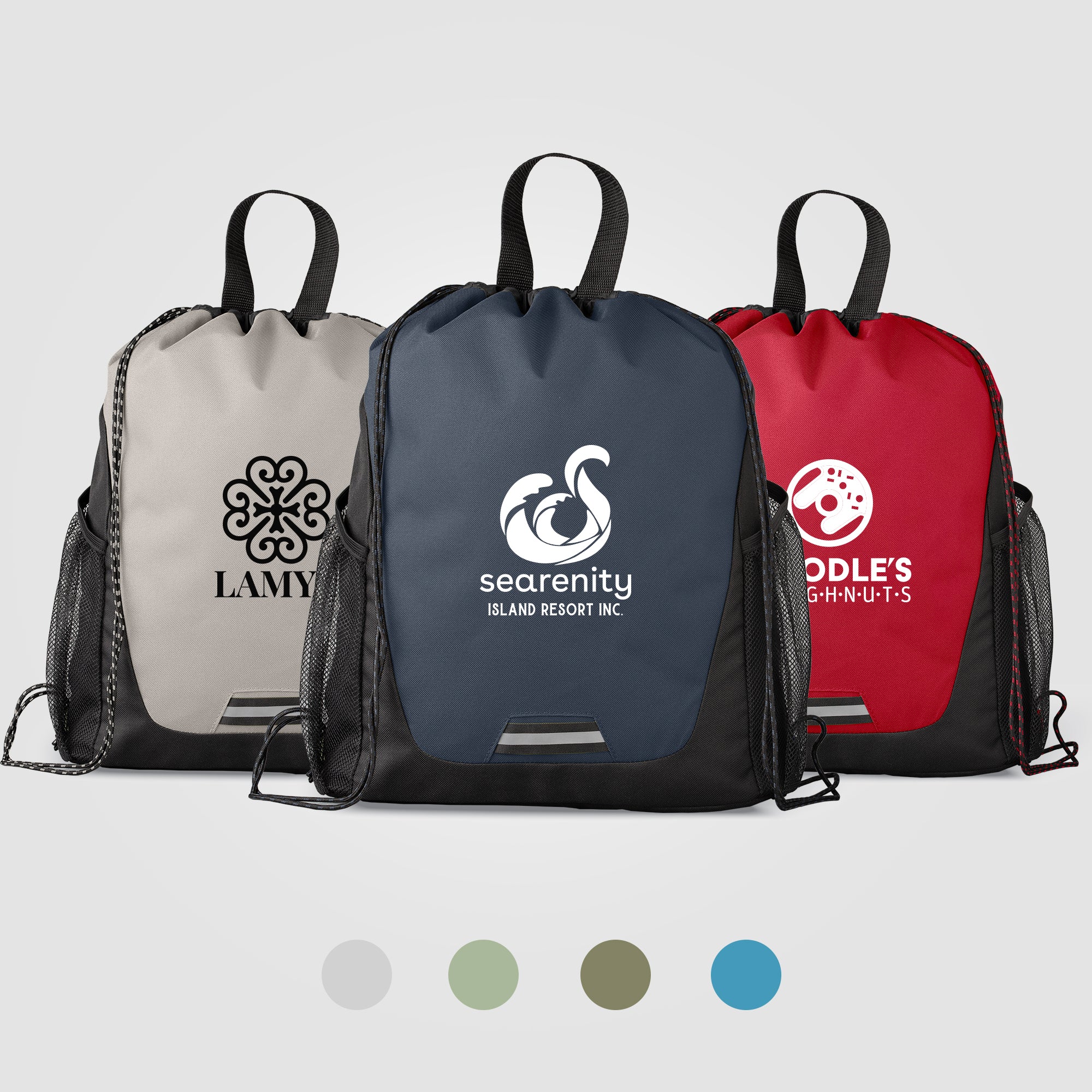 Image of the Jotun Recycled Polyester Pocketed Drawstring Bag - 2.6 gal promotional product, SKU ULE.