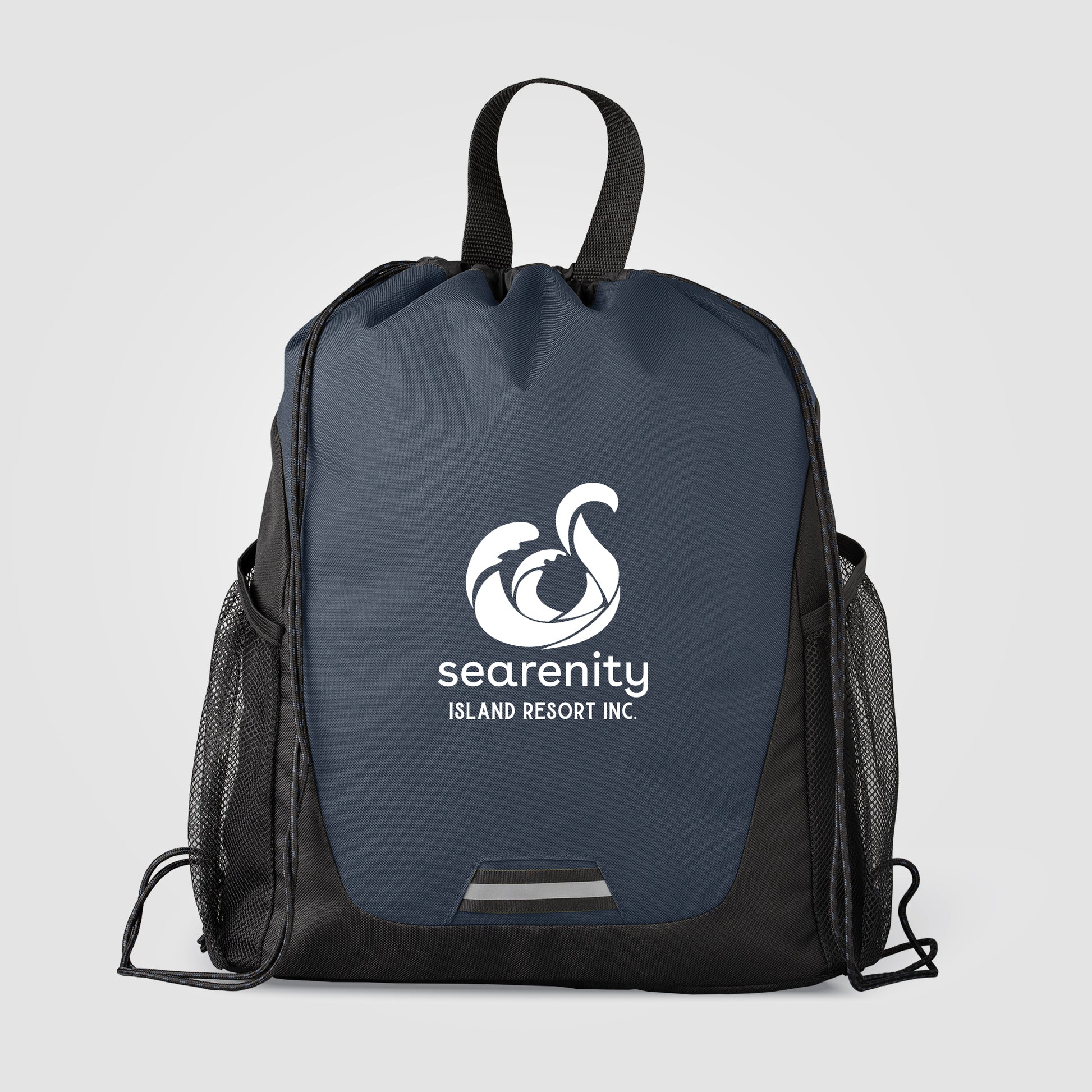 Jotun Recycled Polyester Pocketed Drawstring Bag - 2.6 gal-4