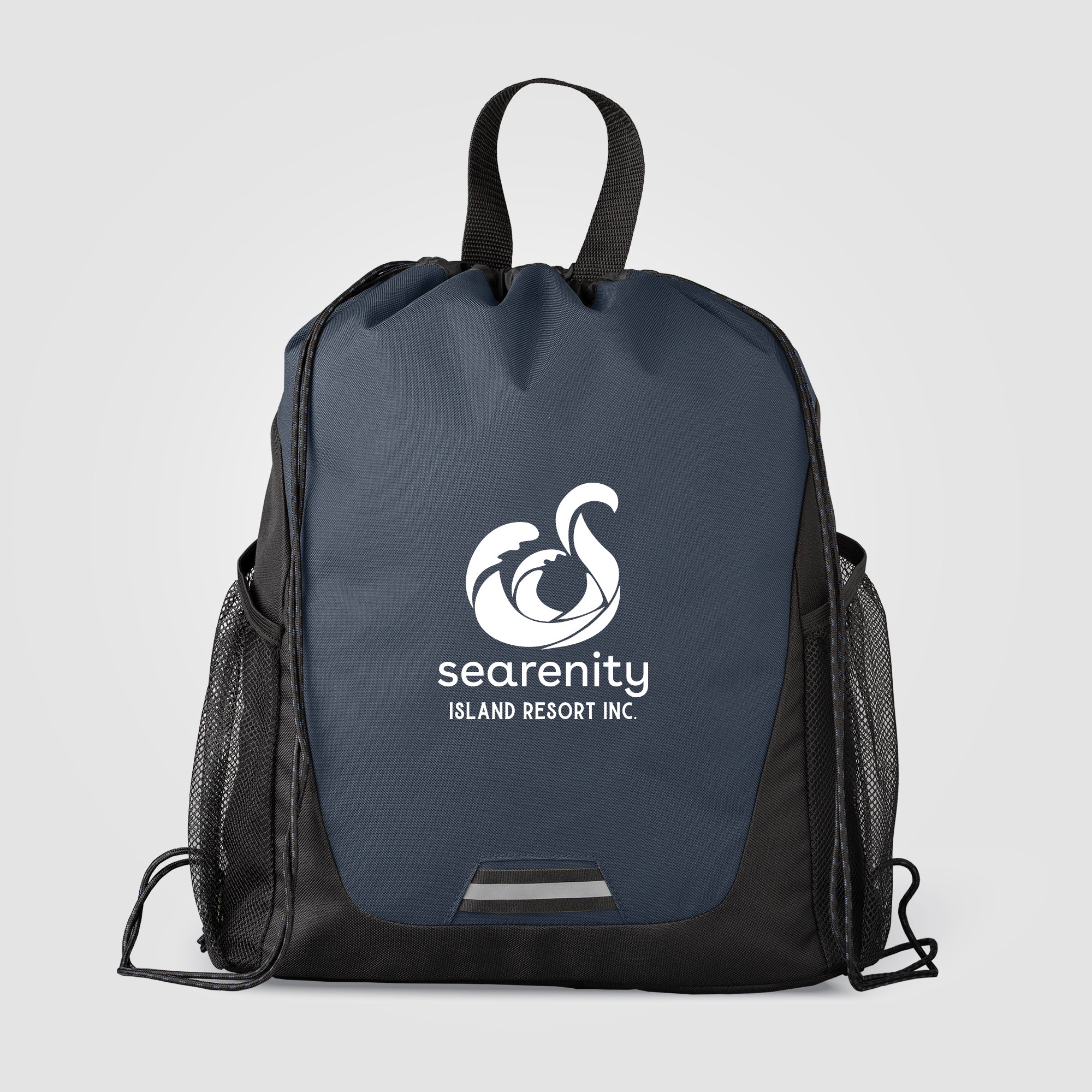 Jotun Recycled Polyester Pocketed Drawstring Bag - 2.6 gal-zoom-4