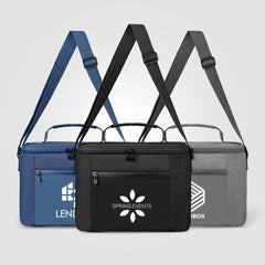 Image of the City Pack 600D RPET Zippered Cooler Bag - 2.6 gal promotional product, SKU ULG.
