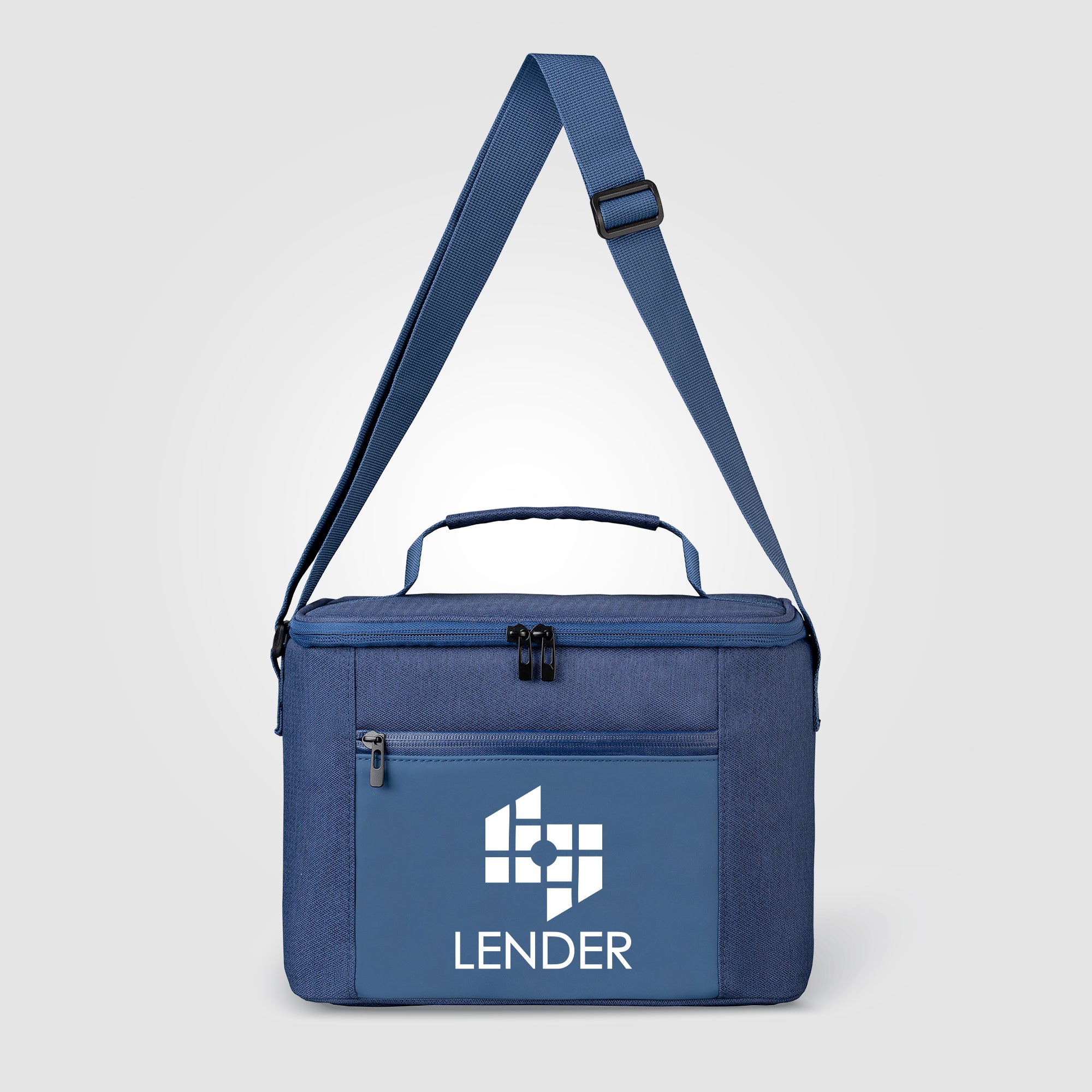 City Pack 600D RPET Zippered Cooler Bag - 2.6 gal