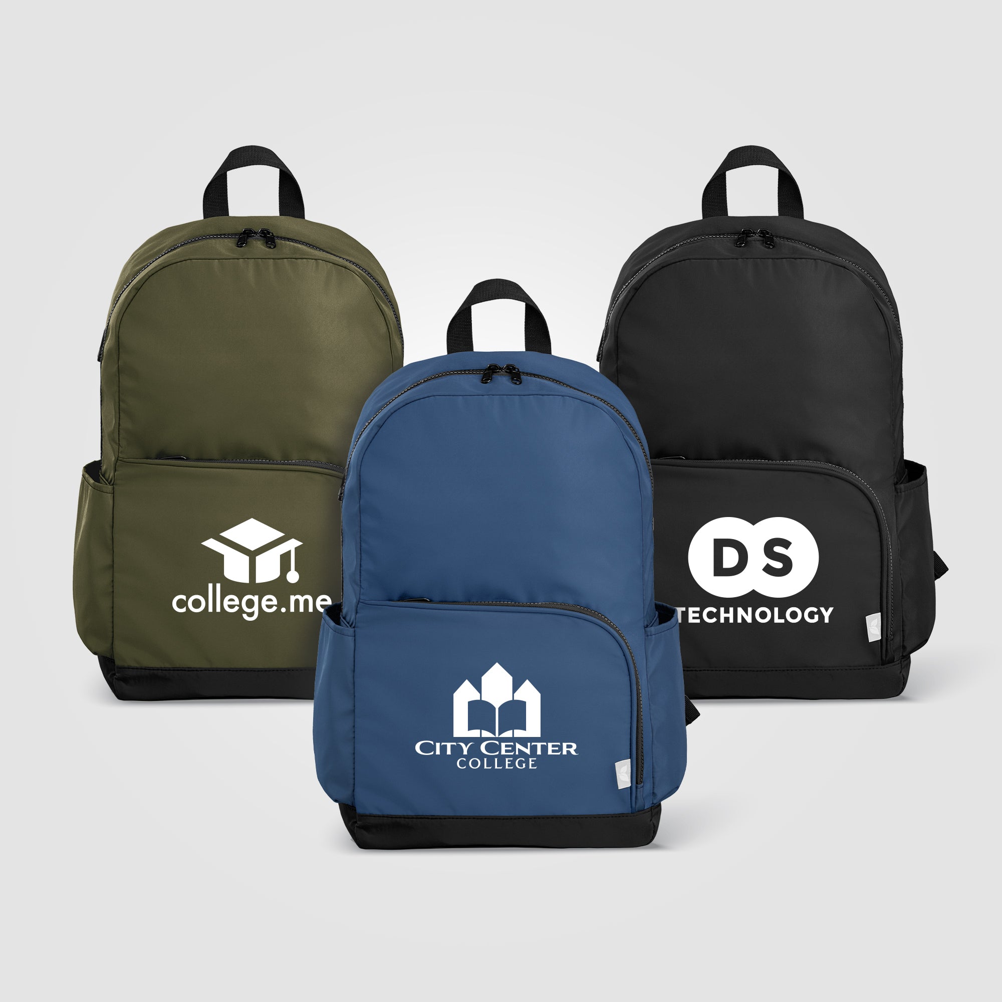 Image of the Kora rPET Dual Pocket Gold-Zip 15" Laptop Backpack - 20L promotional product, SKU ULZ.